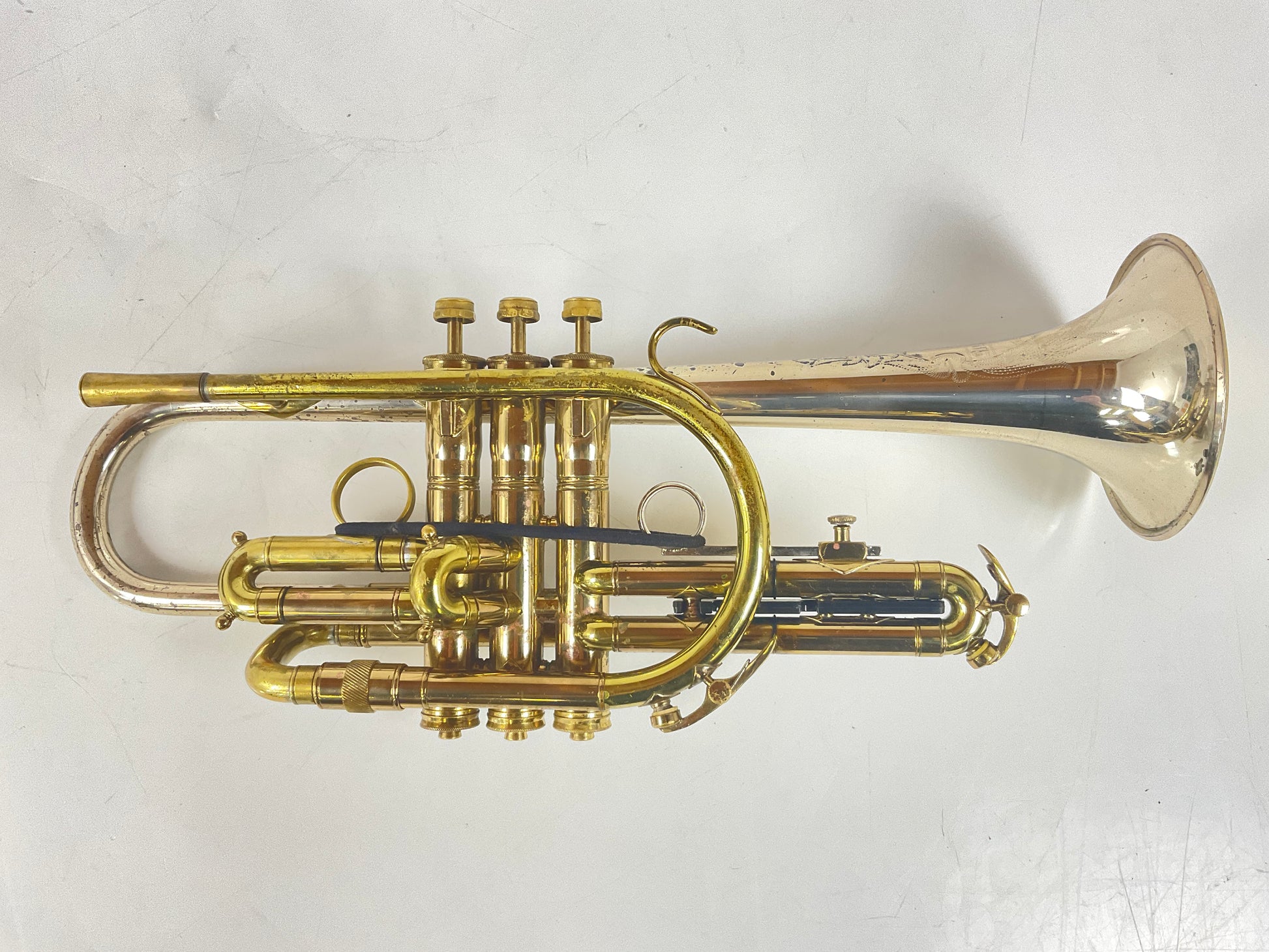 Used King Master Model Silver Sonic Bb Cornet (SN: 363959)