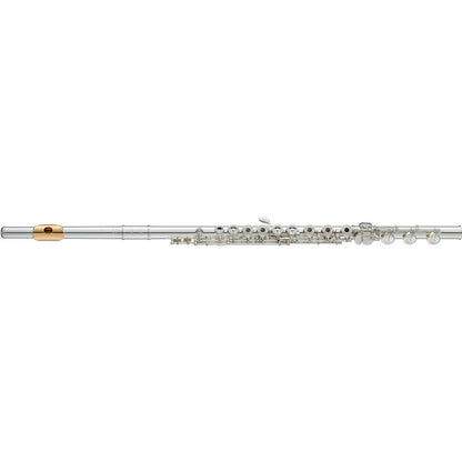 Yamaha Professional Flute, YFL-587 C# Trill key & gold-plated lip plate