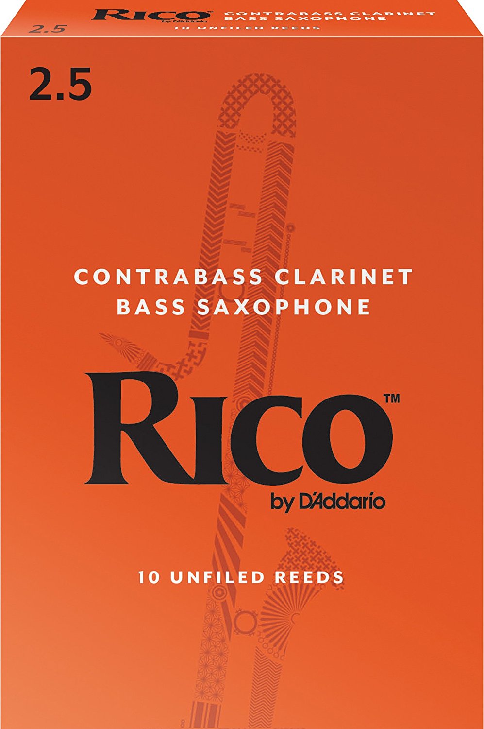 Rico Contra Alto/Contra Bass/ Bass Sax Reeds, Box of 10 1.5
