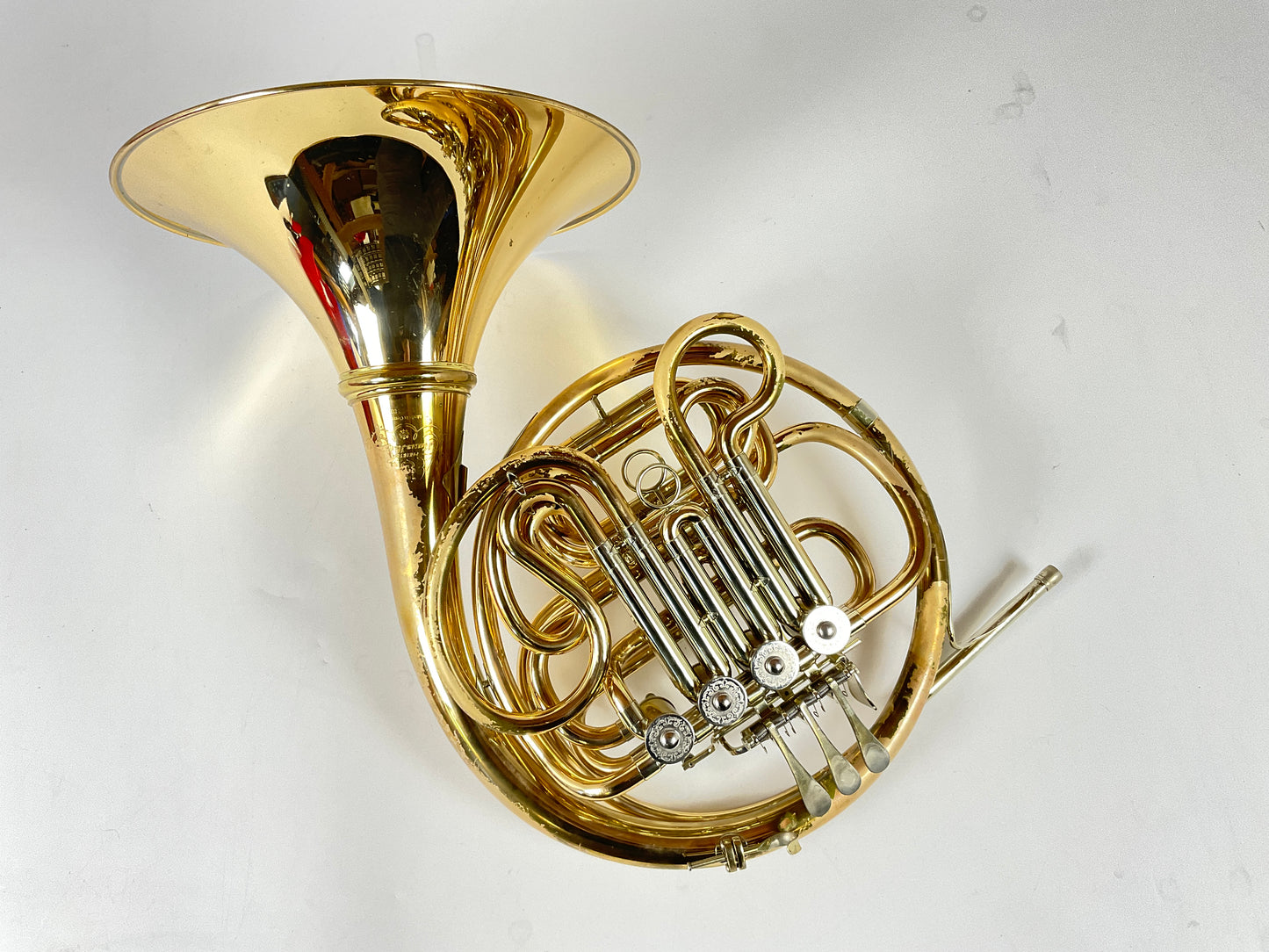 Used Hans Hoyer 802G F/Bb French Horn (SN: 371783M)