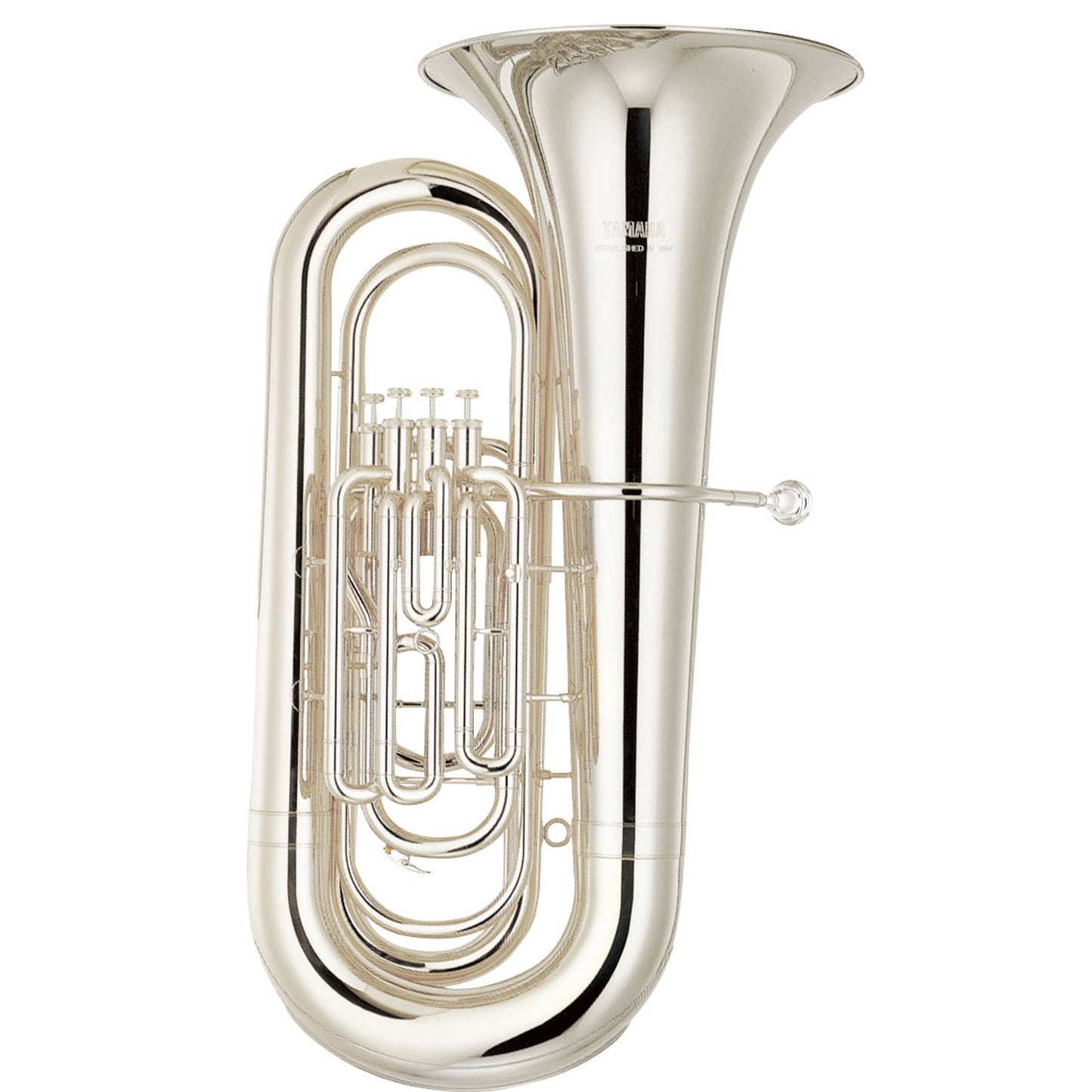 Yamaha Intermediate BBb Tuba YBB-321WC w/ case Silver