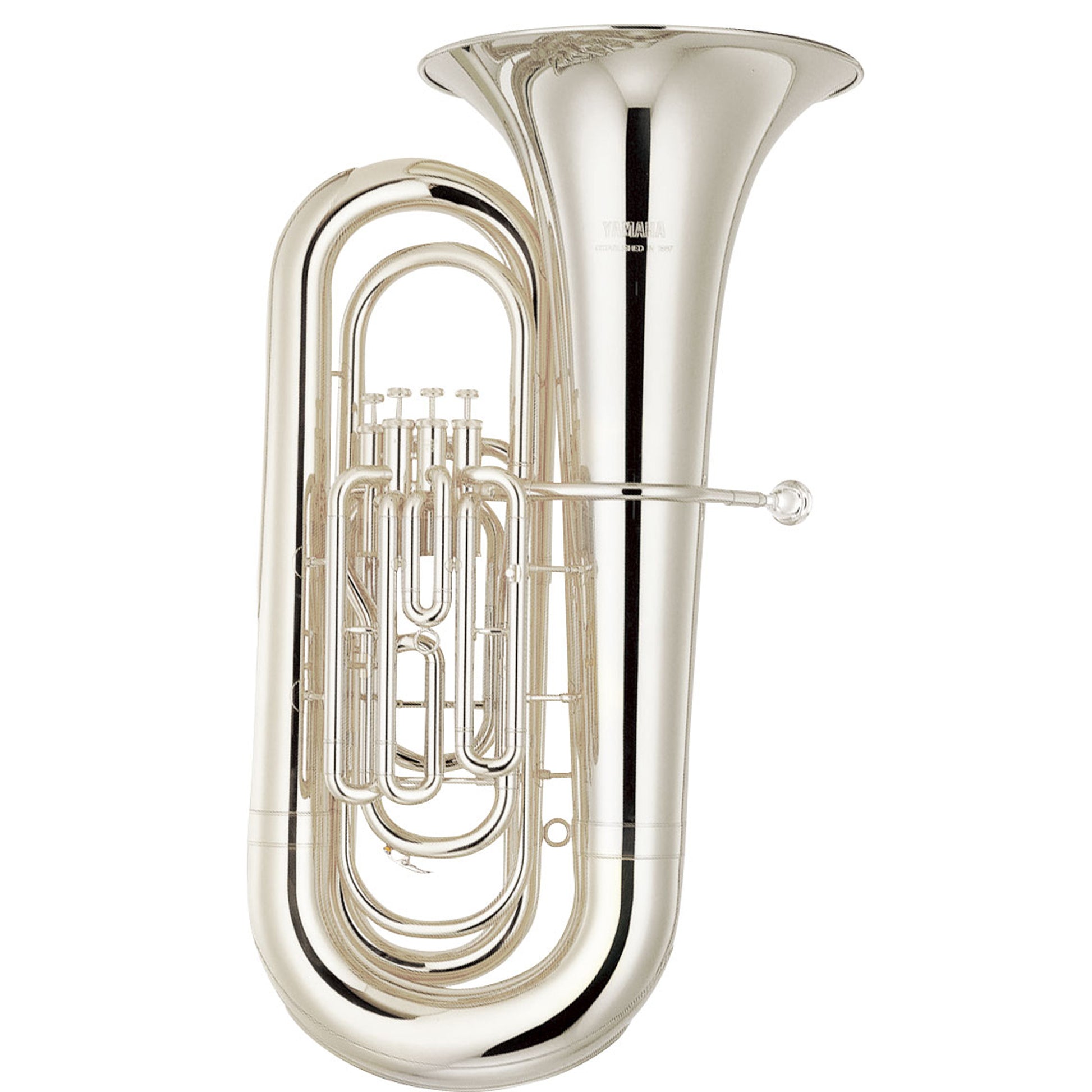 Yamaha Intermediate BBb Tuba YBB-321WC w/ case Silver