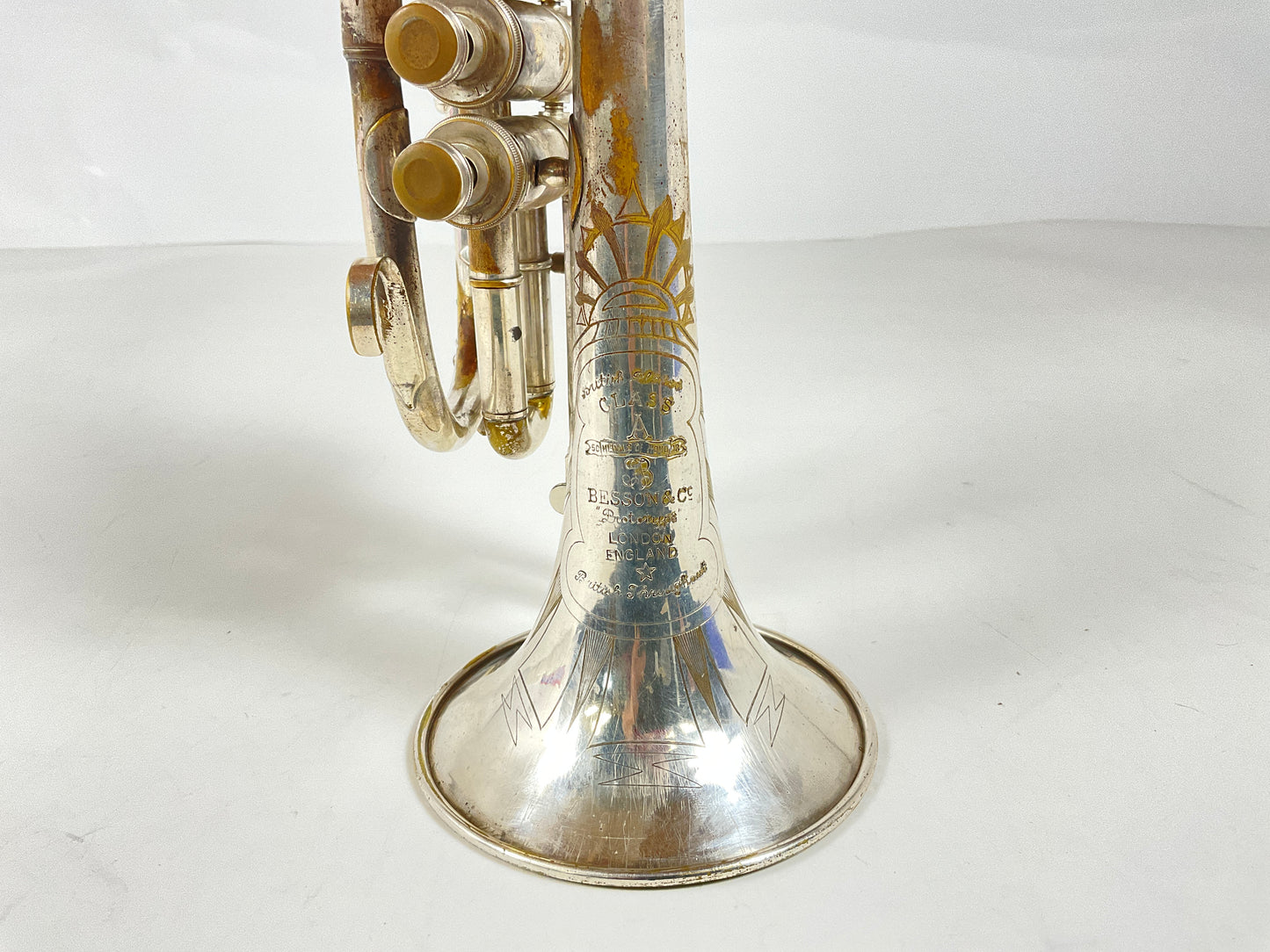 Used Besson "London" Class A Bb Cornet (SN: 130082)
