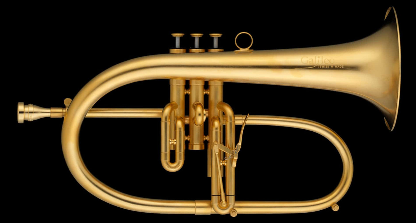 Galileo Giolo model Bb Flugelhorn, Vintage Finish with Matte Lacquer (160mm bell)