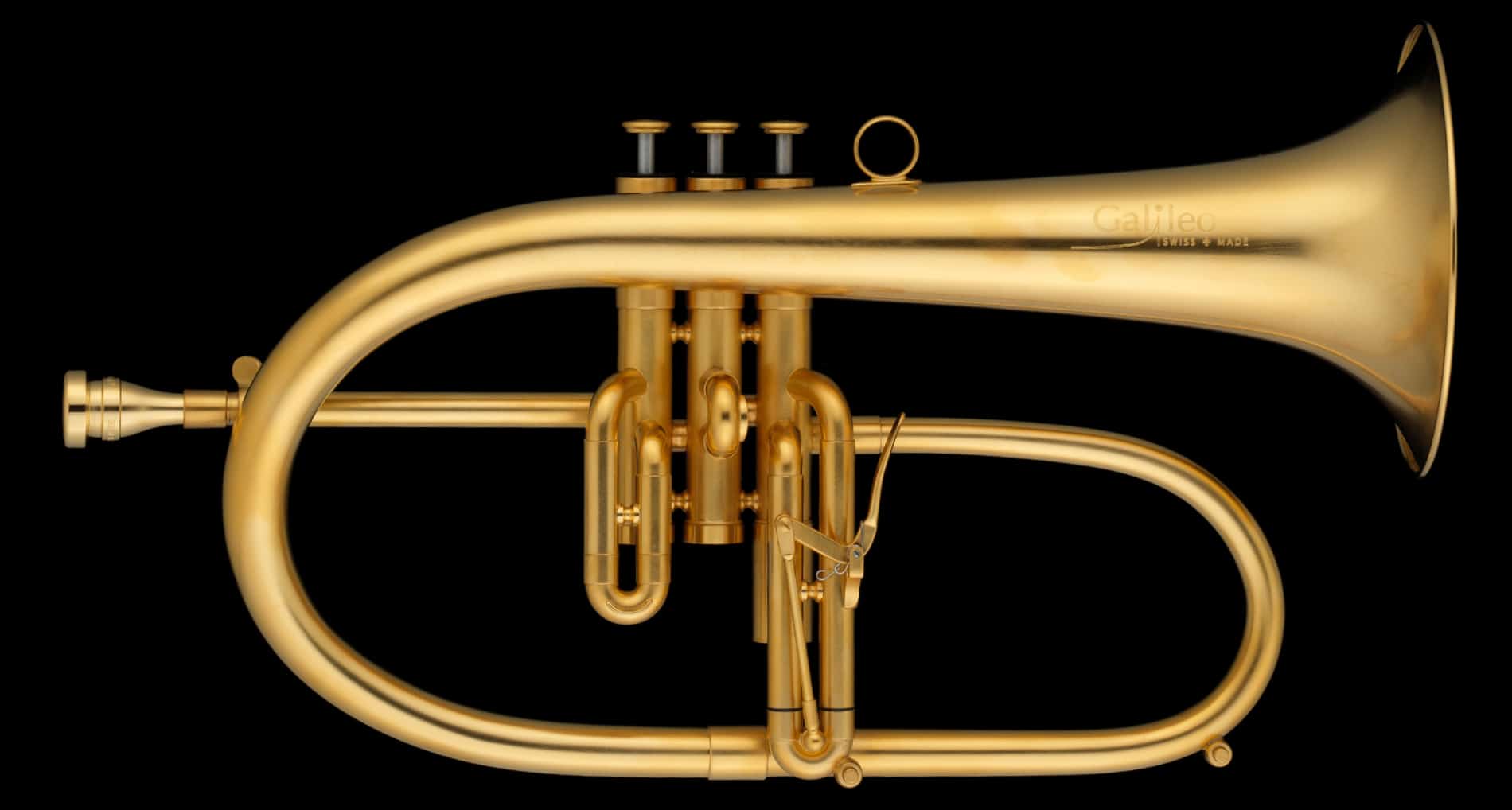 Galileo Giolo model Bb Flugelhorn, Vintage Finish with Matte Lacquer (160mm bell)