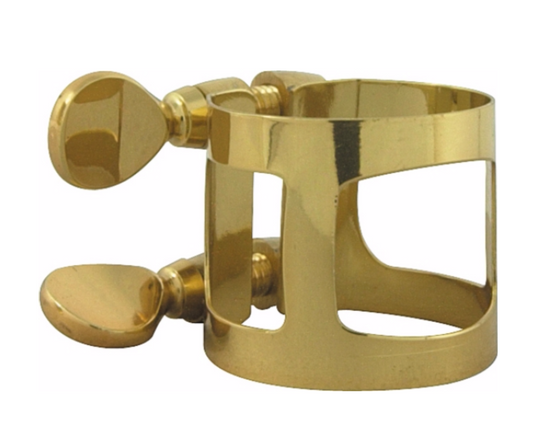 Yamaha Soprano saxophone ligature; gold laquer