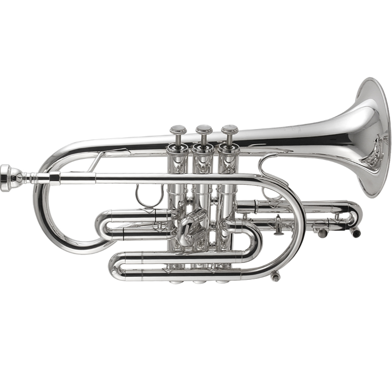 Getzen 800 Eterna Series Bb Cornet Silver Plate