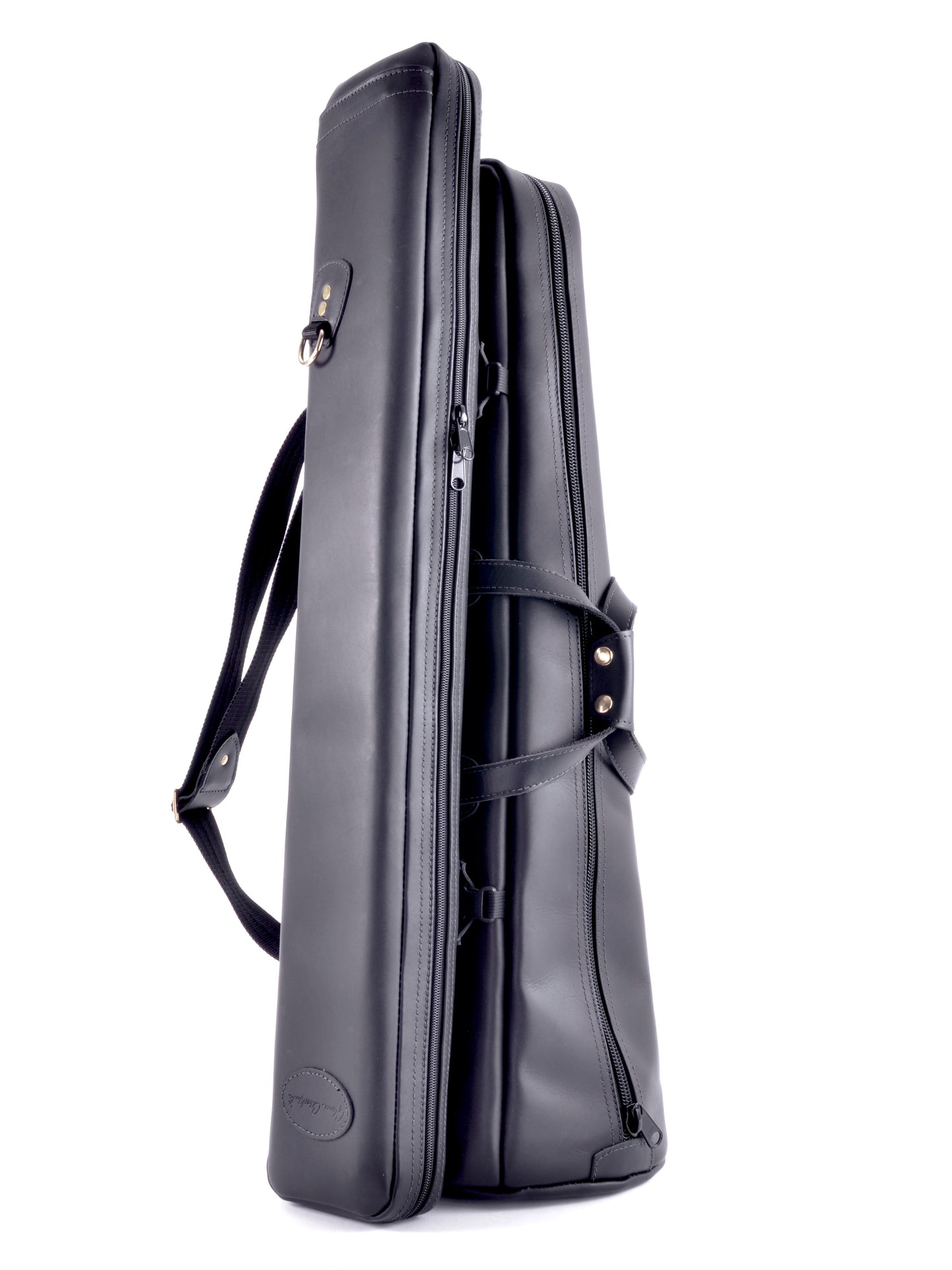 Glenn Cronkhite Trombone Travel Gig Bag Leather Medium Tenor 9.5" Bell