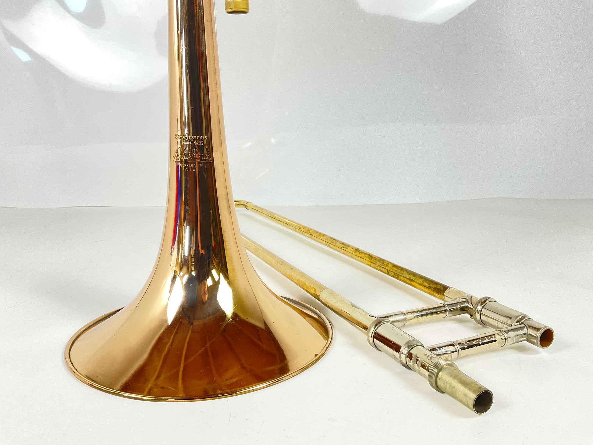 Used Bach 42BOG Bb/F Tenor Trombone (SN: 122357)