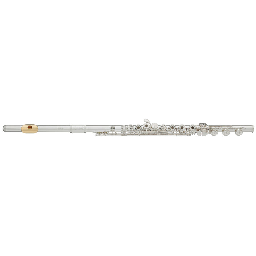 Yamaha Intermediate Flute, YFL-462 B-foot/ gold-plated lip-plate