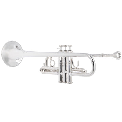 Bach C190SL229C Stradivarius Trumpet in C, Silver Plate