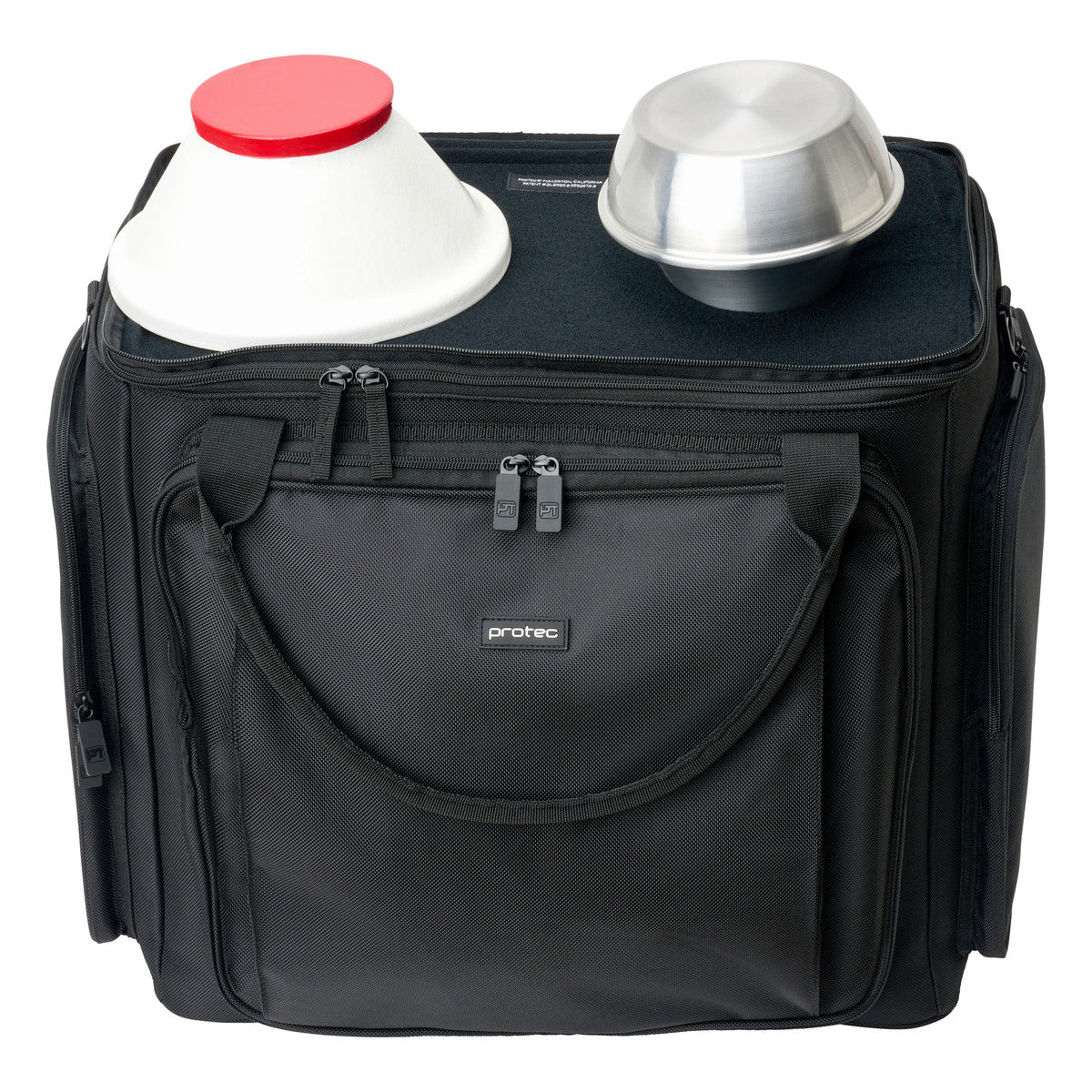 Protec M412 Bass Trombone Double Mute Bag, Modular Wall & Mute Holder