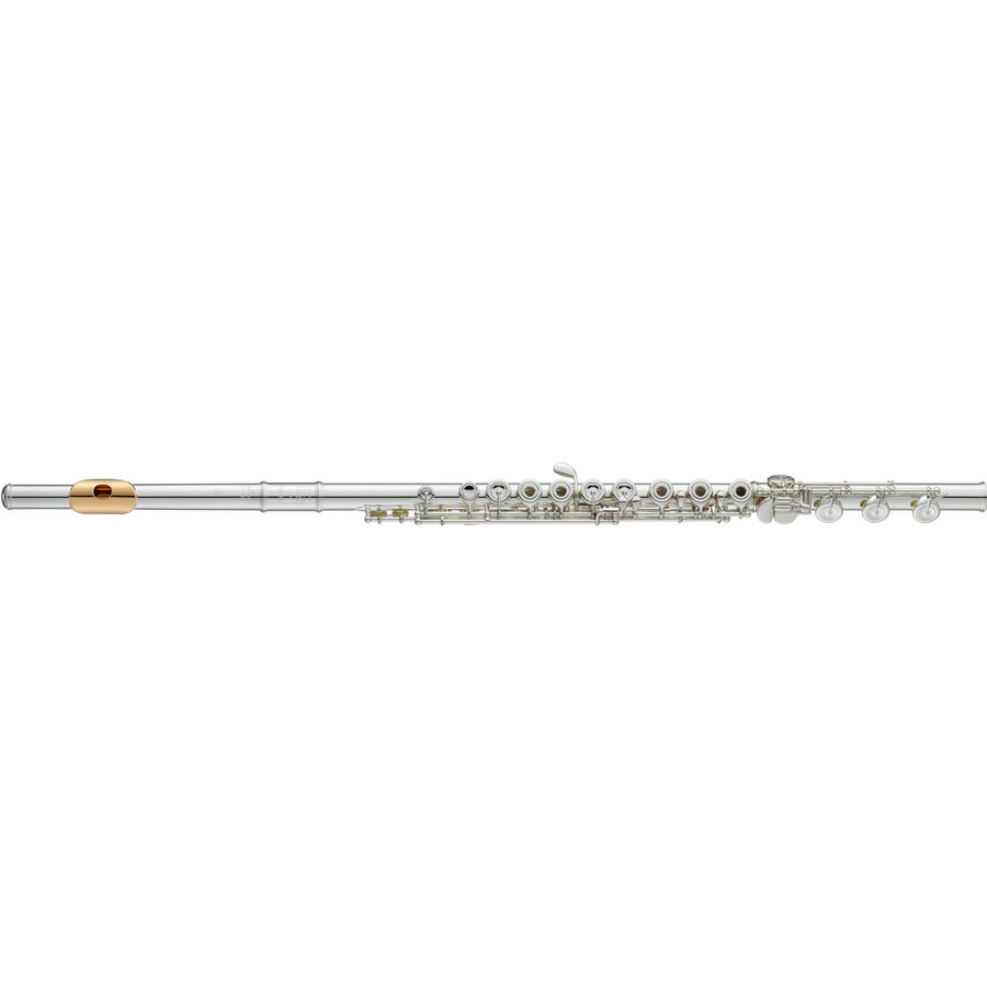 Yamaha Professional Flute, YFL-687 C# Trill Key & Gold-plated lip-plate