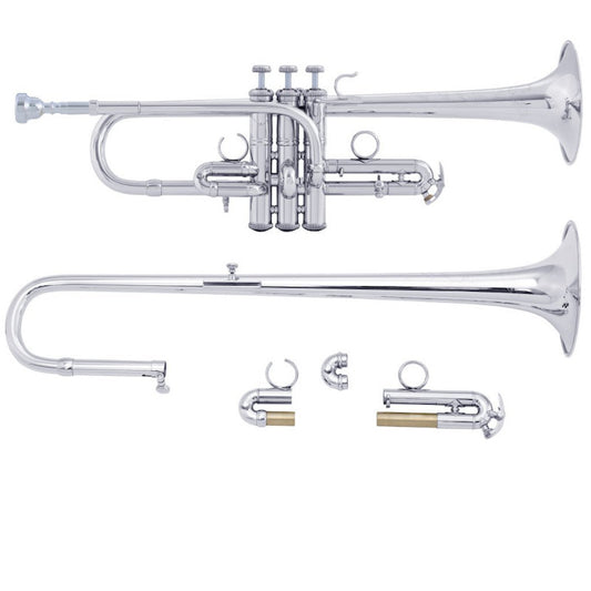 Bach ADE190S D/Eb Trumpet Silver Plate