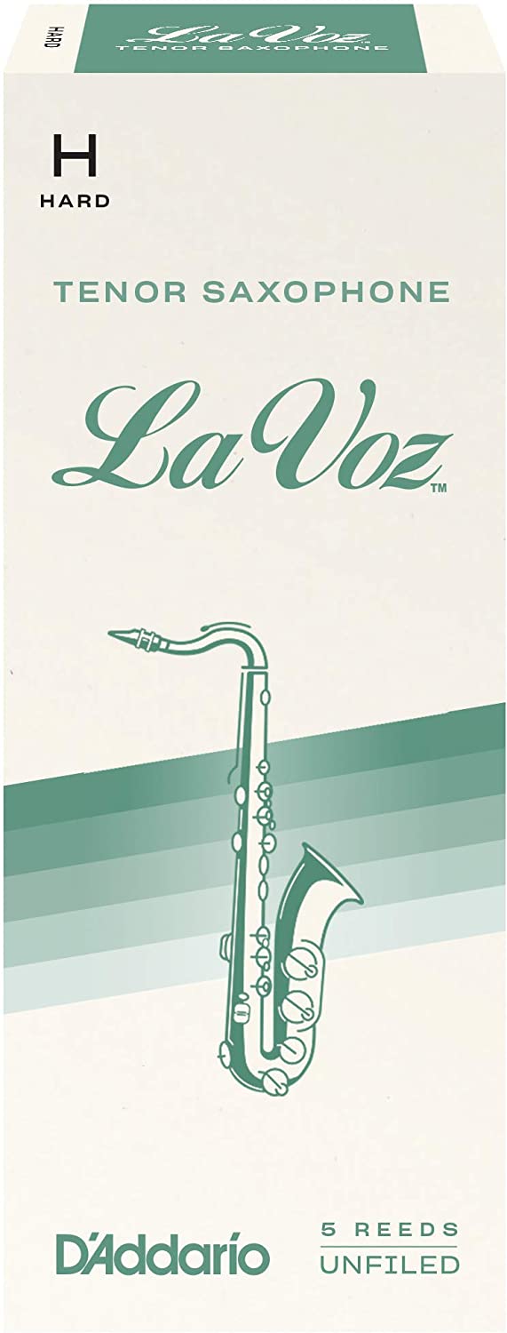 Rico La Voz Tenor Saxophone Reeds, Box of 5 Hard