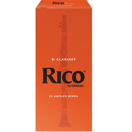 Rico Bb Clarinet Reeds Box of 25 1.5