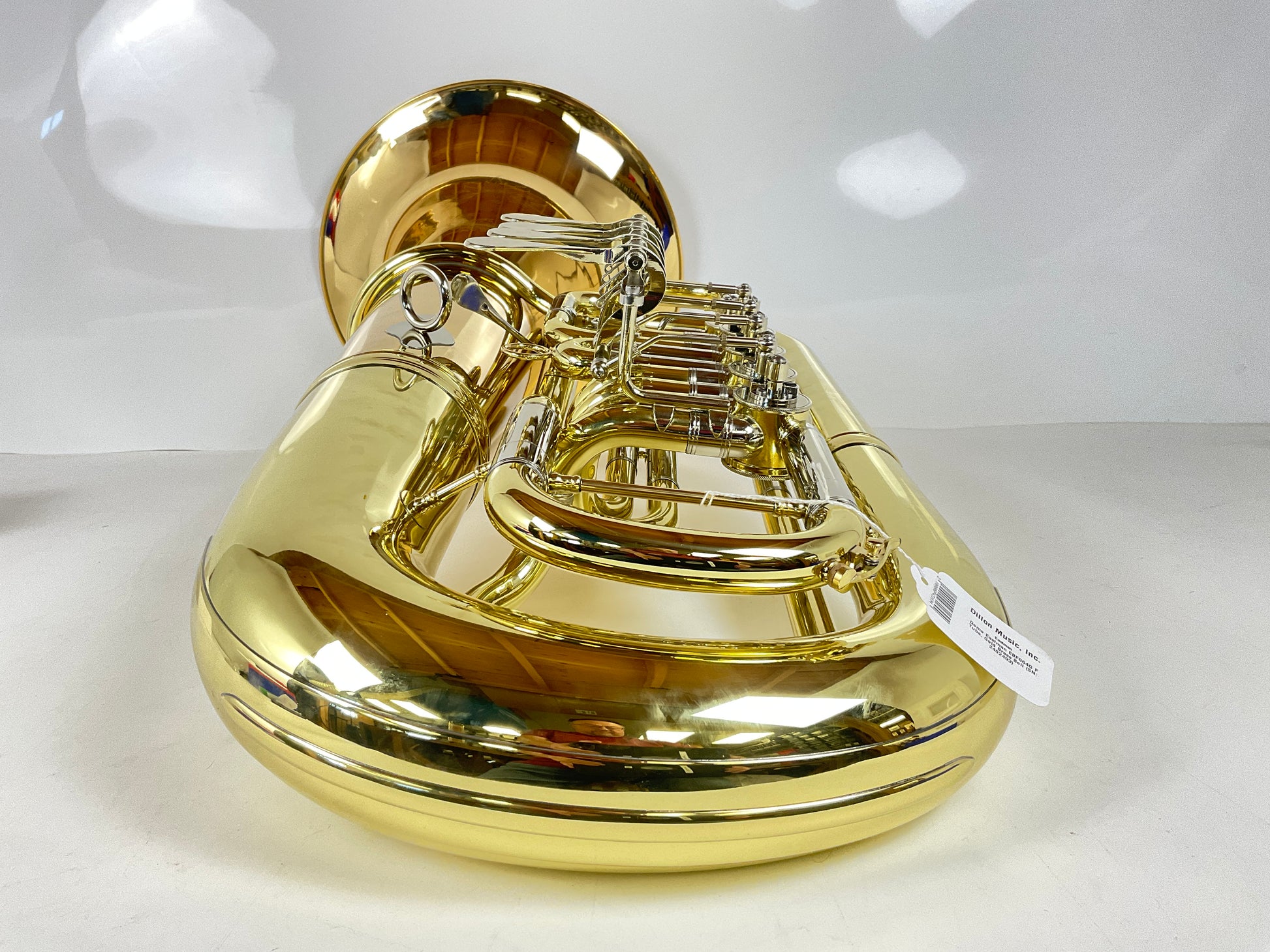 Demo Eastman EBF864G F Tuba, Gold Brass Bell (SN: 2402493)