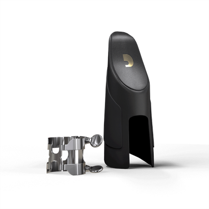 Rico H-Ligature and Cap Eb Alto Saxophone Silver