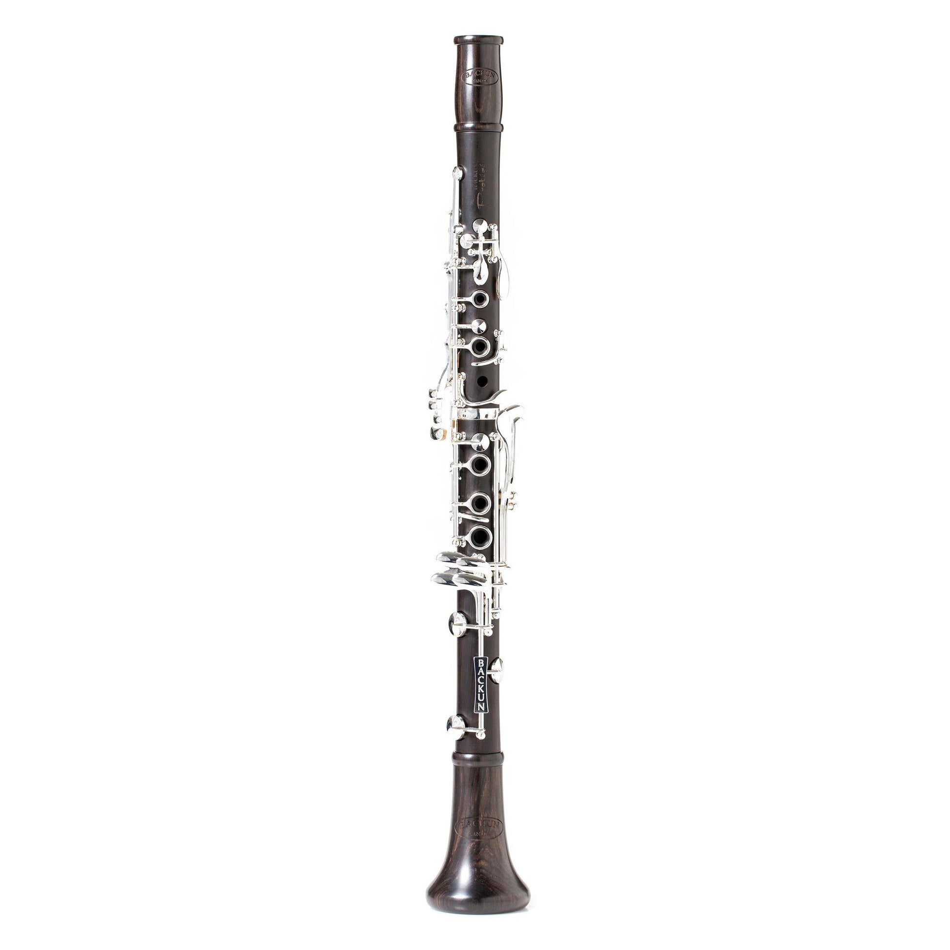 Backun Protégé Bb Clarinet Grenadilla Silver without Side Eb Key