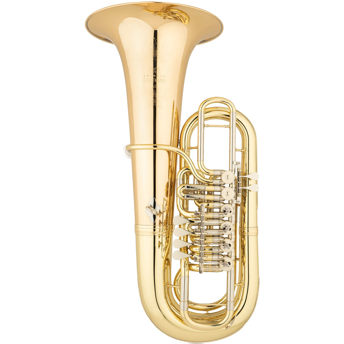 Eastman EBF866G F Tuba, Gold Brass Bell
