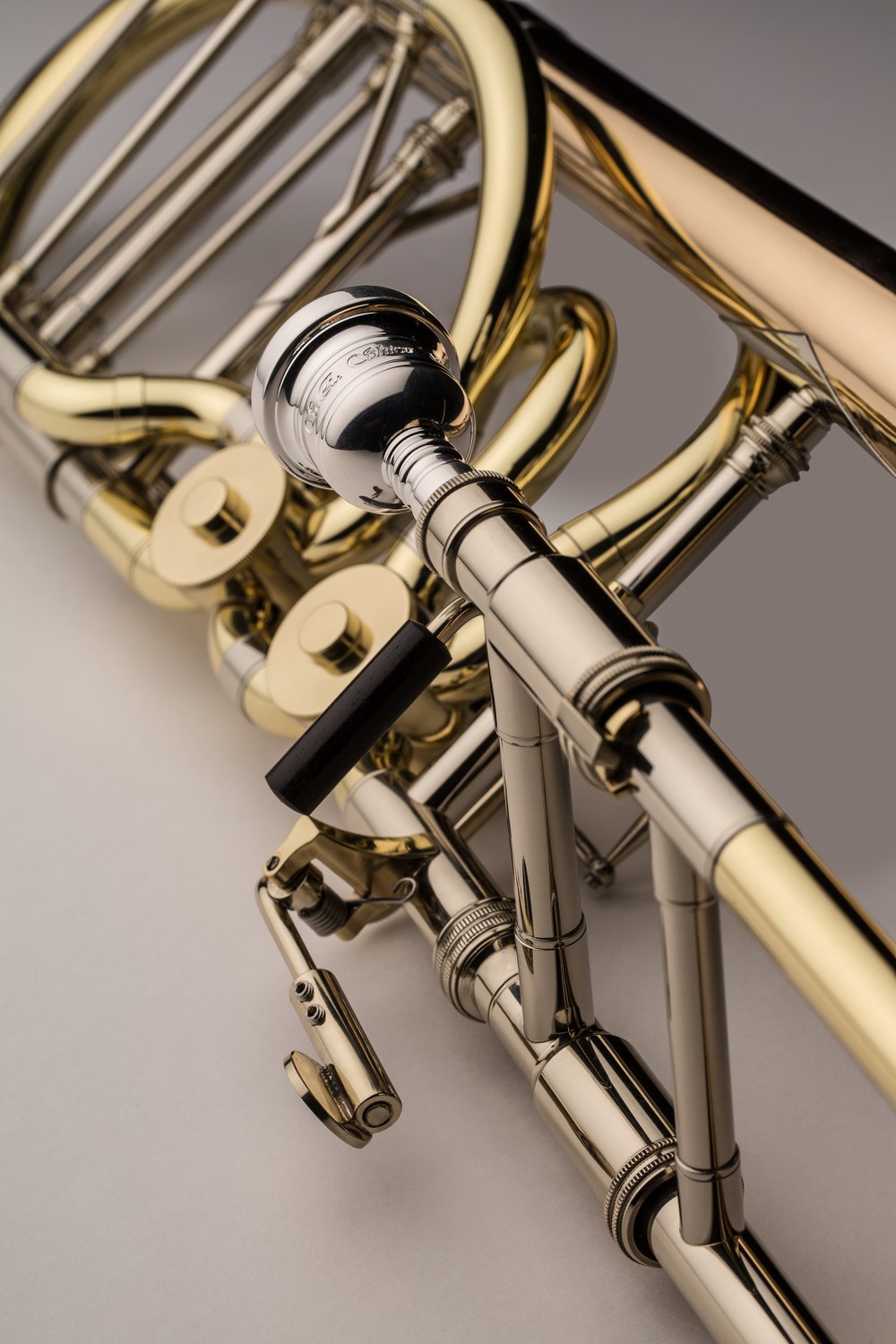 Shires Q Series Model Q36GR Bass Trombone, Gold Brass