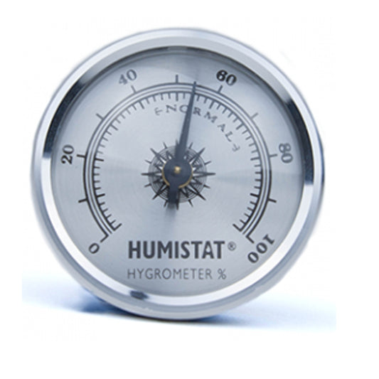 Humistat Hygrometer Silver
