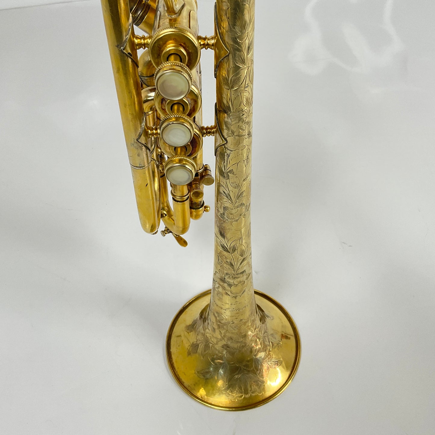 Used Holton Revelation Bb/A Cornet, Gold Plate (SN: 29487)