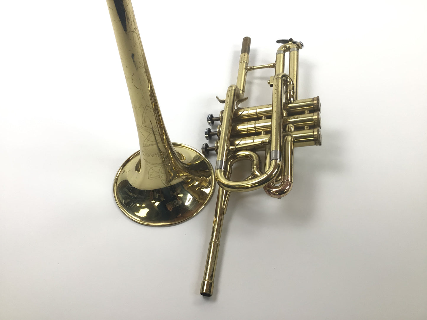 Used DeVillier Bb Herald Trumpet (SN: 610085)