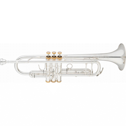 Eastman ETR520 Bb Trumpet Silver Plate w/ Gold Highlights
