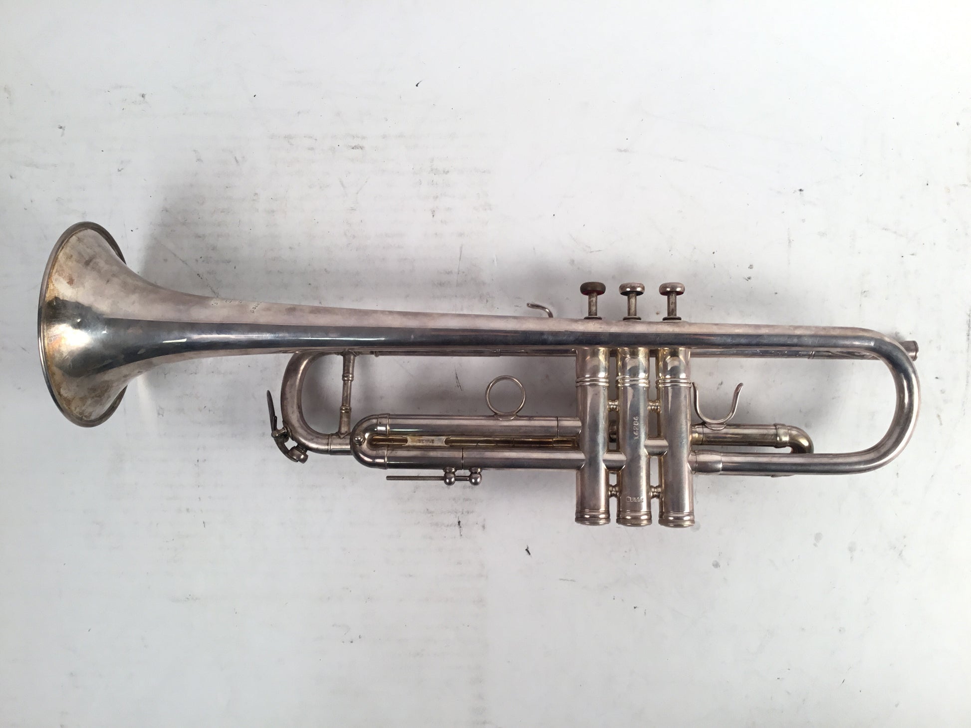 Used  LA Benge 3X  Bb Trumpet (SN: 14264)