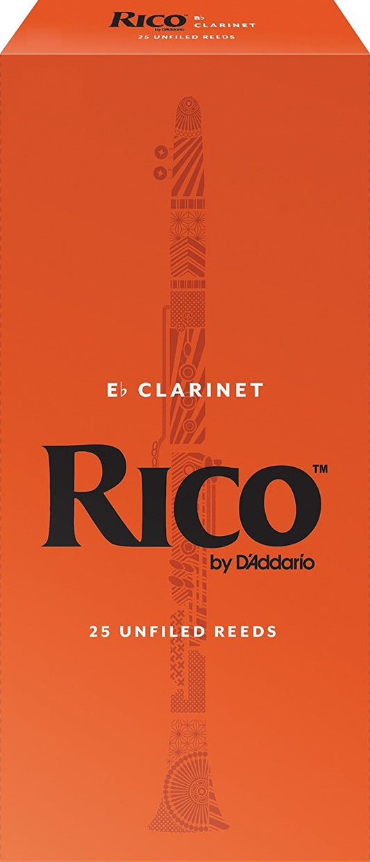 Rico Eb Clarinet Reeds Pack of 25 1.5