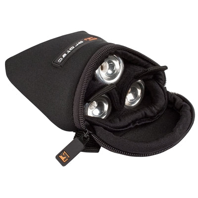 Protec Trumpet 3 Piece Neoprene Mouthpiece Pouch Black