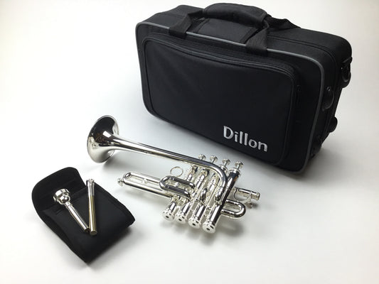 Dillon Bb/A Piccolo Trumpet Silver Plate
