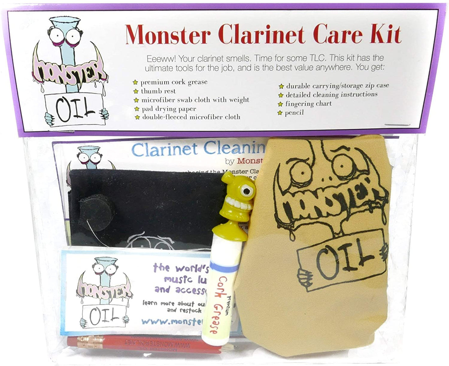 Monster Oil Clarinet Care Kit