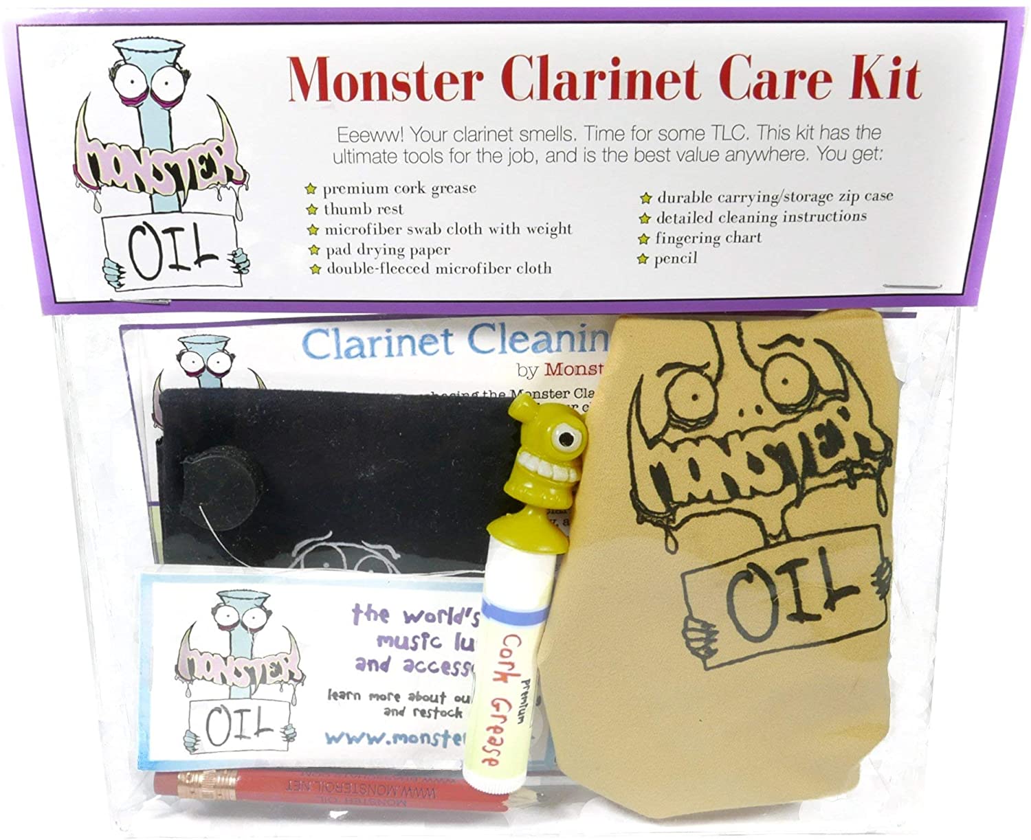 Monster Oil Clarinet Care Kit