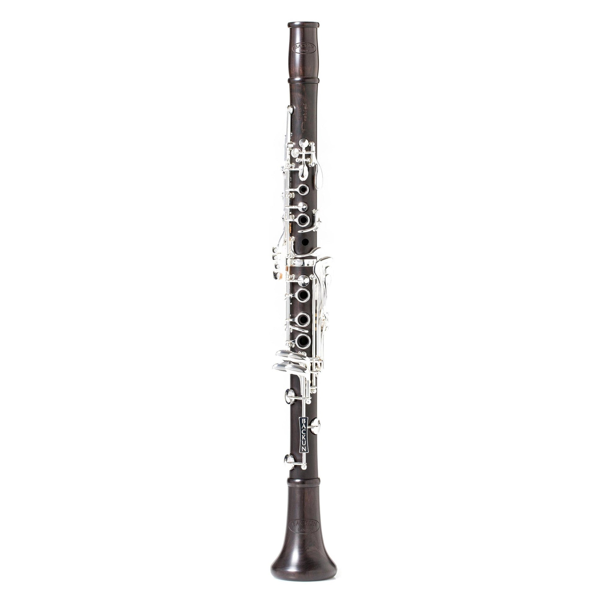 Backun Protégé Bb Clarinet Grenadilla Silver with Side Eb Key