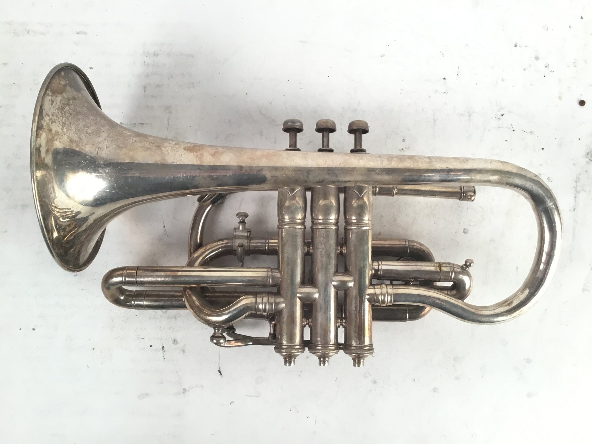 Used York Monarch Bb Cornet (SN: 7333)