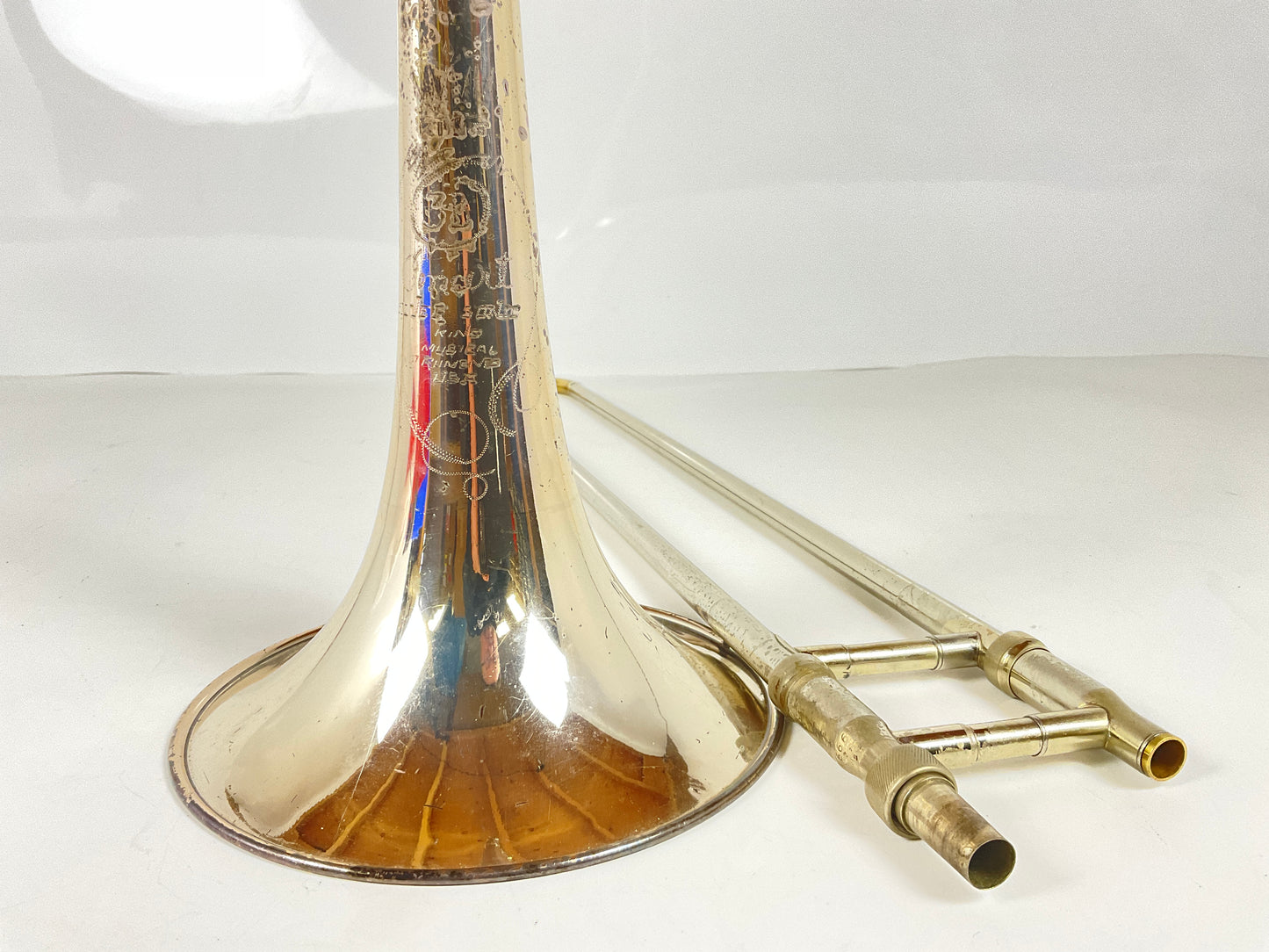 Used King 3B "Concert" Silver Sonic Bb Trombone (SN: 499953)