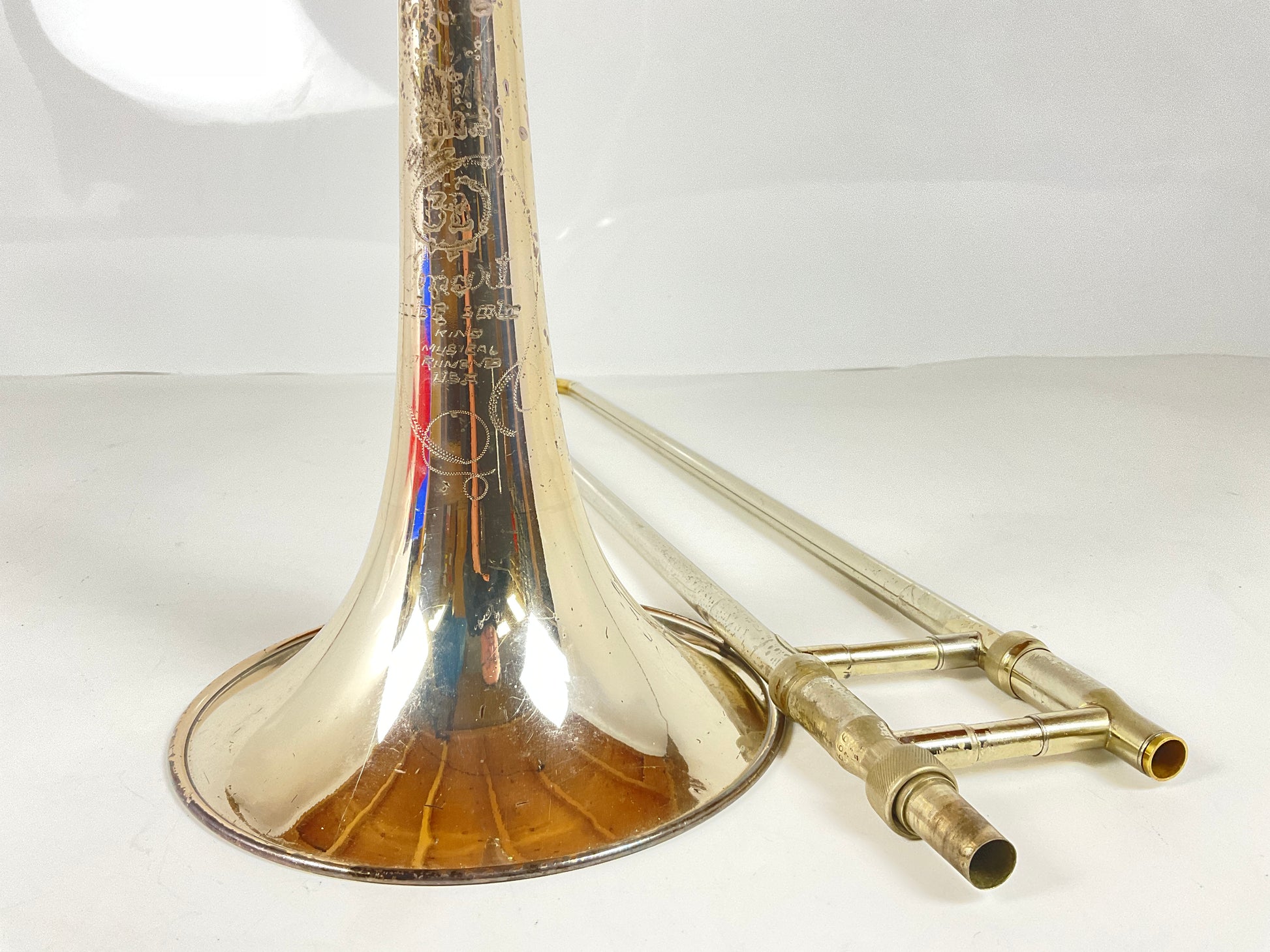 Used King 3B "Concert" Silver Sonic Bb Trombone (SN: 499953)
