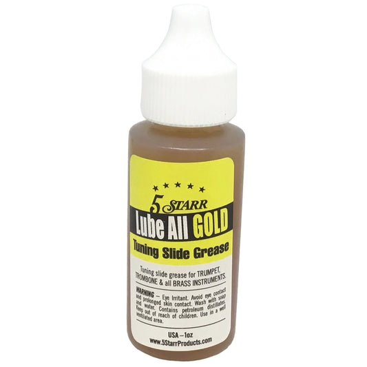 5 Starr Lube All Gold Tuning Slide Grease 1oz.