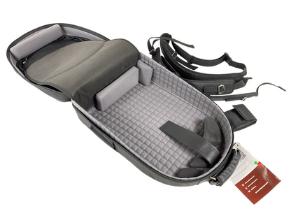 Marcus Bonna Backpack Bag With Room For Horn Model MB - Black Fabric