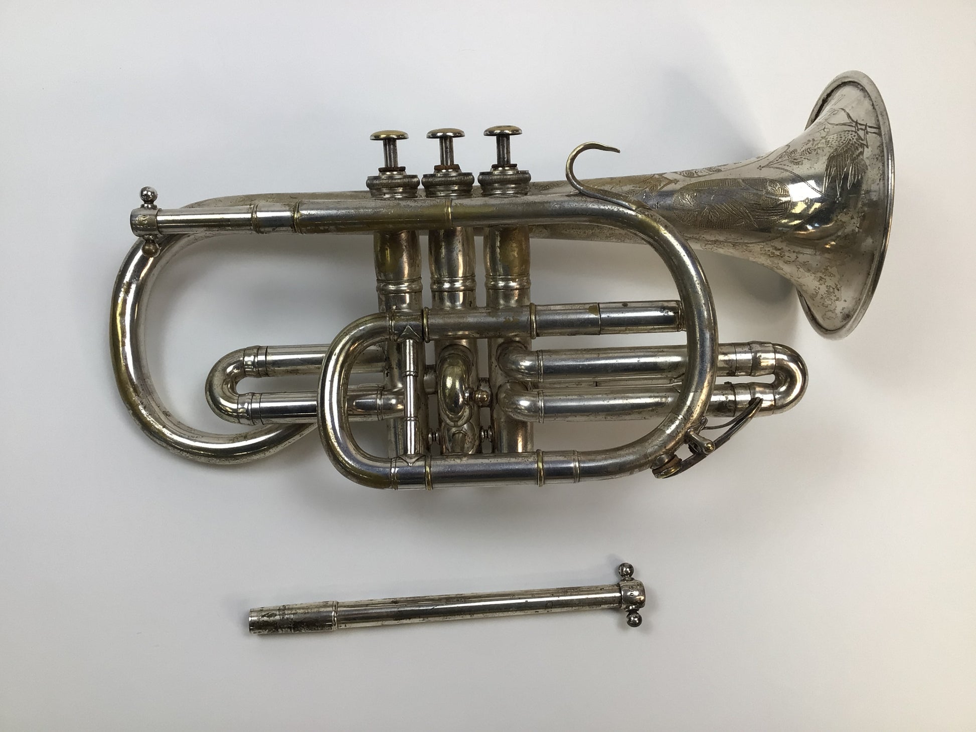 Used Besson Breveté Bb/A Cornet (SN: 27260)