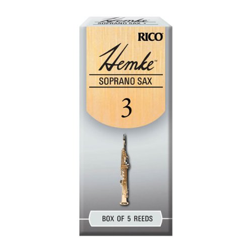 Rico Hemke Soprano Saxophone Reeds, Box of 5 2