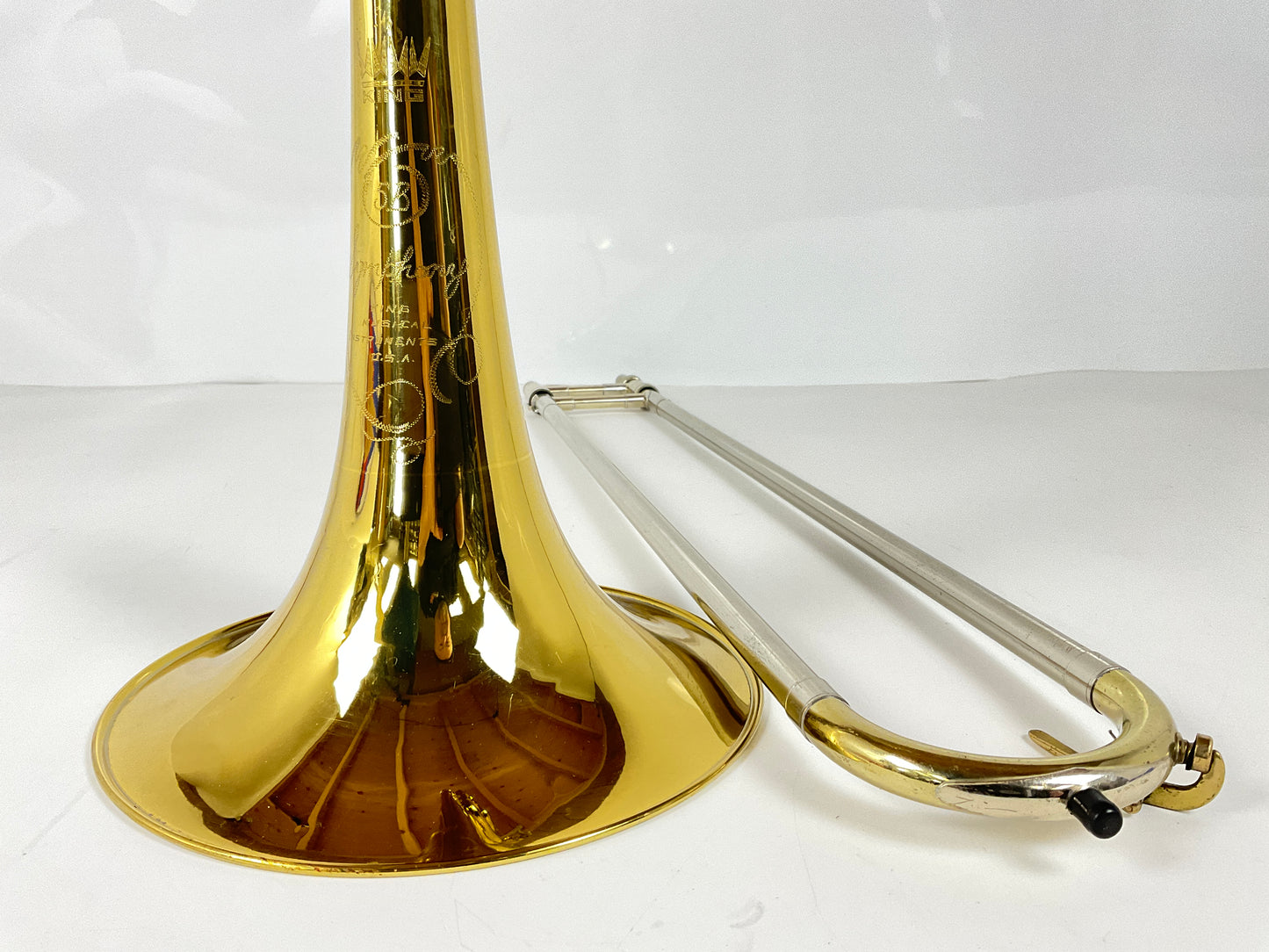 Used King 5BF Bb/F Tenor Trombone (SN: 494357)