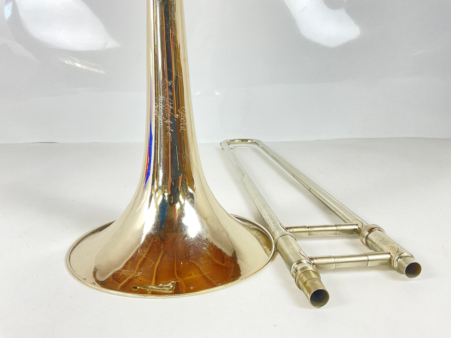 Used Olds Opera Bb/F Tenor Trombone (SN: 769346)