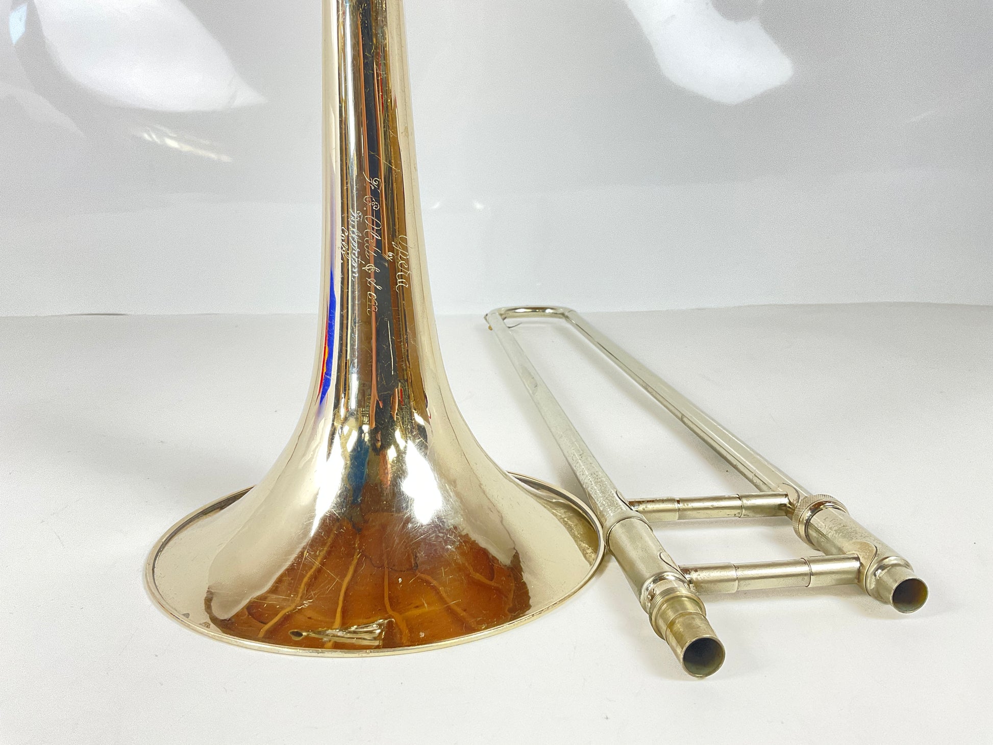 Used Olds Opera Bb/F Tenor Trombone (SN: 769346)