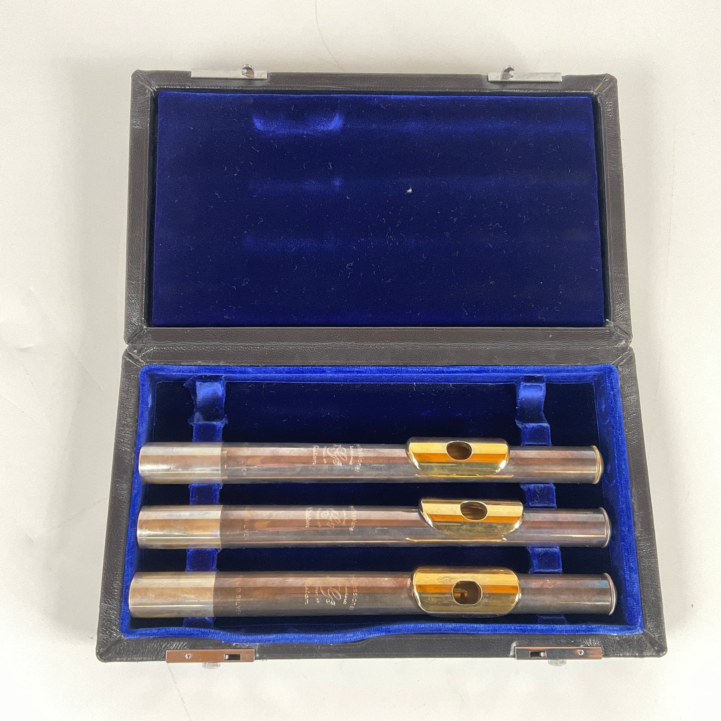 Set of Three Demo Gemeinhardt Solid Silver Headjoints [33942]