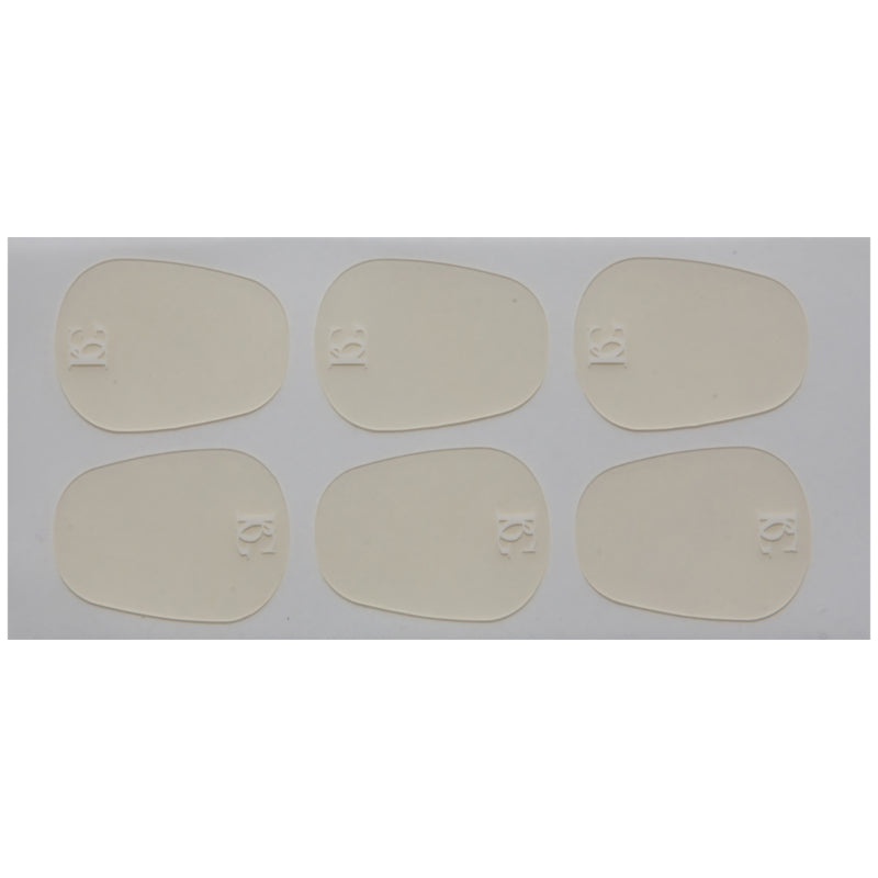 BG Mouthpiece Cushions Pack of 6 Clear Large 0.4 mm