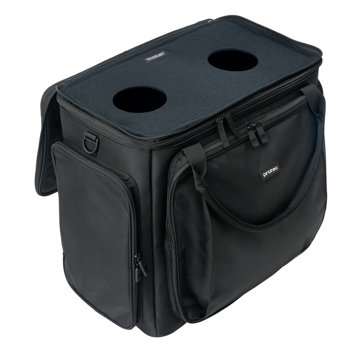 Protec M412 Bass Trombone Double Mute Bag, Modular Wall & Mute Holder